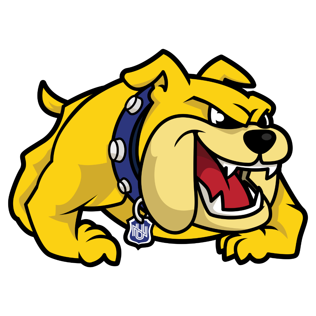 NU Bulldog Mascot